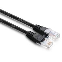Quality Black UTP Cat5e Patch Cable 24AWG CCA UL 6ft Cat5e Network Patch Cable for sale