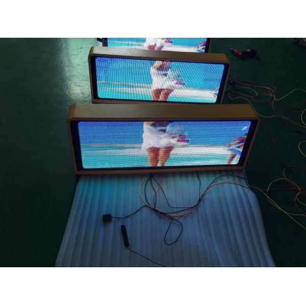 Quality Indoor hd video p5mm Taxi LED Display High definition more lightweight for sale