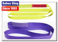 China 2500 Lbs Choker Endless Lifting Slings Synthetic Rigging Crane Lifting Belt factory