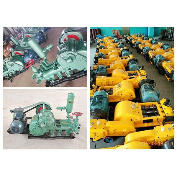 Quality BW160 Diesel Engine Cement Grout Mud Pump Electric Power Low Pressure for sale