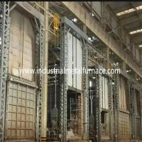 China Gas Fired  Industrial Car Bottom Furnace , Bogie Hearth Furnace 7200×2200×1800mm factory