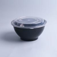 China Custom Printed Take Out Round Plastic Salad Bowl Disposable 750Ml 950 Ml factory