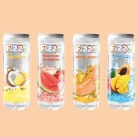China Low Fat Coconut Flavor Yellow Can Soda Carbonated Beverage Low Fat Drink In Can Soda Drink factory