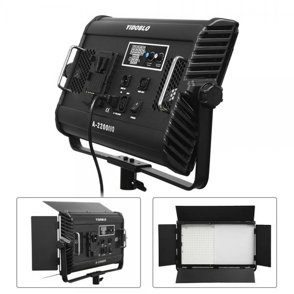 Quality Professional Bi Color Led Video Light Panel Photographic Equipment Studio Lighting Kit 100w 3200K 5500K for sale