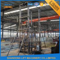 China 2.5T 3.6m Warehouse Hydraulic Elevator Lift for Goods , 3-6m/min factory