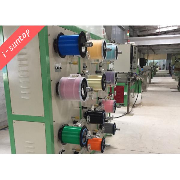 Quality IPC PLC Control PBT Secondary Wire Coating Machine Fiber Optic Cable Production Line for sale