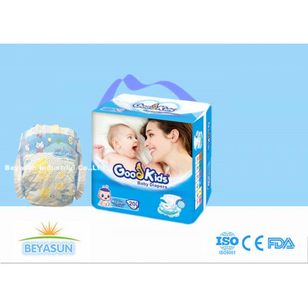 Quality Private Label Infant Baby Diapers Breathable Disposable Diapers For Sensitive for sale