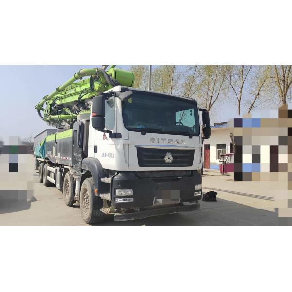 Quality Used Zoomlion 63m Boom Concrete Pump Truck 13804×2550×4000mm for sale