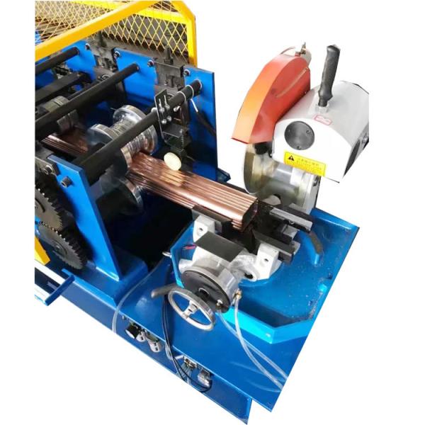 Quality 0.3mm Metal Diverter Downspout Pipe Roll Forming Machine Automatic for sale