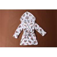China Cute Printed Childrens Towelling Bathrobe Soft Touch Bath Gown For Kids factory