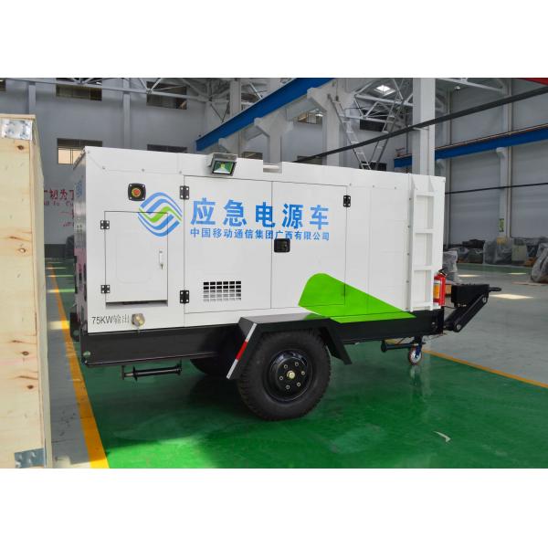 Quality Outdoor 80kw 100kva Water Cooled Heavy Duty Diesel Generator Low Noise for sale