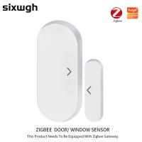 China Tuya Zigbee Window Door Sensor Smart Window Alarms factory
