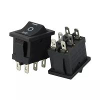China Black 3 Position On Off On Boat Rocker Switch 6 Pin Dpdt 10a 250v factory