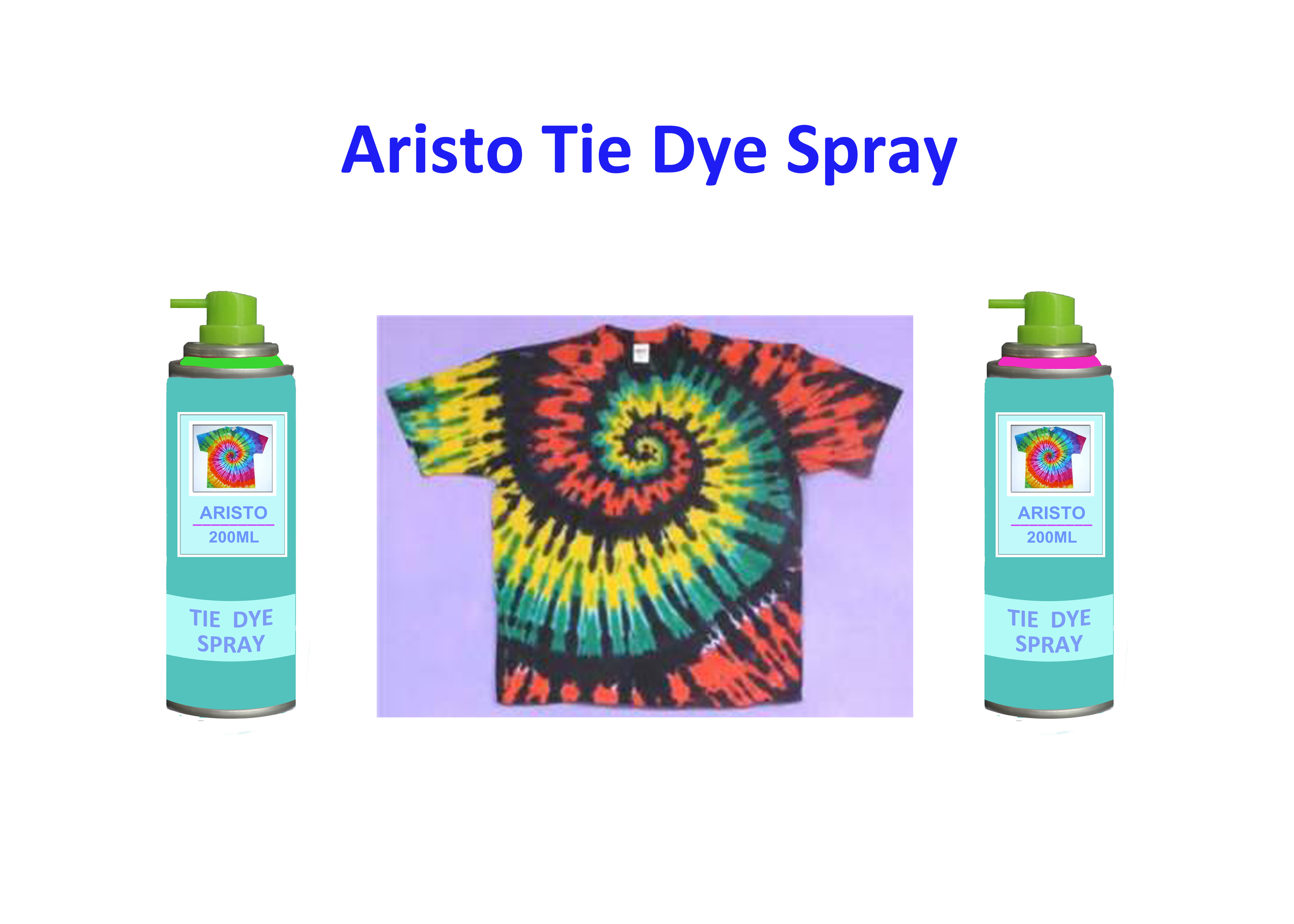 China Washable Fabric Color Tie Dye Ink Water Based 200ml Tie Dye Spray factory