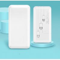 china Power Bank with Type C,lightning,Micro Cable 8000mah,10000mah,20000mah with holder