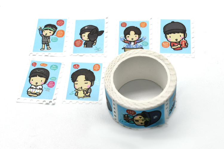 China Stamp Die Cut Washi Tape Adhesive Masking Tape Custom Printing factory