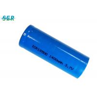 Quality Flat Top Li Ion Battery Cell , 3.7V Lithium Ion Rechargeable Battery 1400mAh for sale