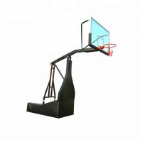 China 2.5 Ton Weight Portable Basketball Hoop , Electro Hydraulic Basketball Stand Custom Logo factory