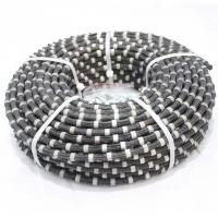Quality Hard Marble Cutting Stone Diamond Wire Saw 11.5mm 20-30m/S Rock Cutting Rope for sale