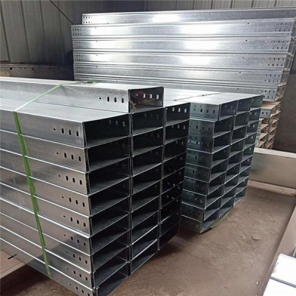 Quality Custom Hot Dipped Galvanized Cable Tray Silver / Gray 1 Year Warranty for sale