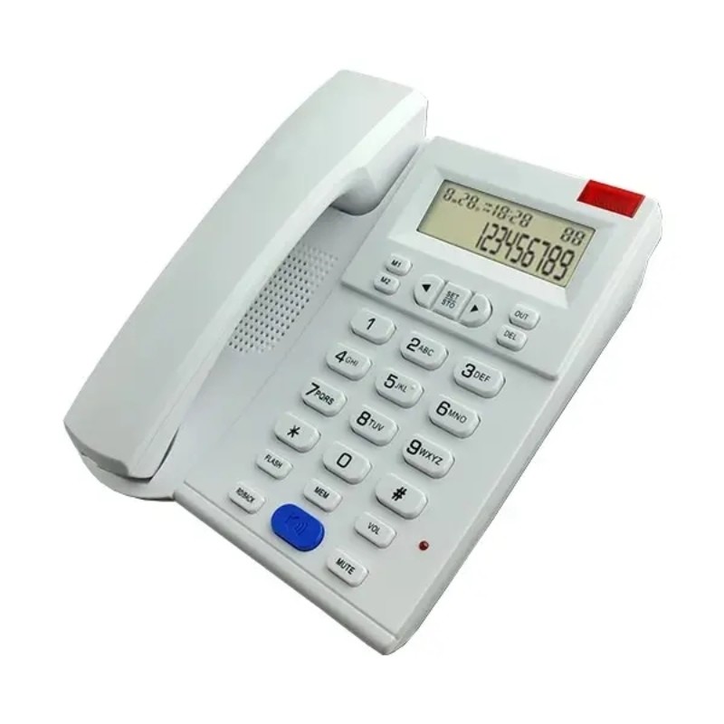 China OEM Caller ID Telephone Adjustable Volume Corded Landline Phones With Display factory