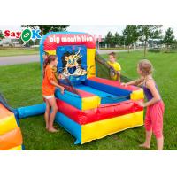 China Inflatable Ball Game Children Playground Baseball Batting Cage Inflatable Sports Games factory