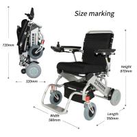 Quality CE Lithium Battery Portable Foldable Electric Wheelchair for sale