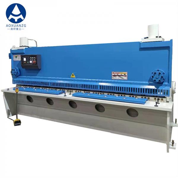 Quality 6mm Manual Sheet Metal Shearing Machine Brake White Blue E21S CNC Hydraulic for sale