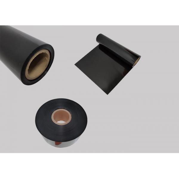 Quality Single Sided Black Polyester Film High Rigidity Thickness 25um Low Water Absorption for sale