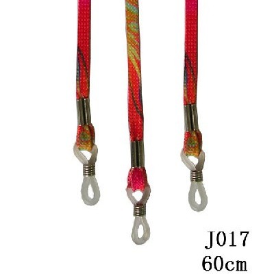 China Vogue Design Metal String Holder Eyeglass Cord Band Polyester Neck Straps factory