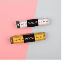 china Double Scale Clothing Tape Measure 300cm 120 Inch Size Soft For Body Measuring
