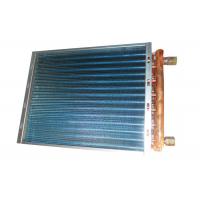 China Aluminium Fin Heat Exchanger , 16x20 Water To Air Heat Exchanger Copper Tube for sale