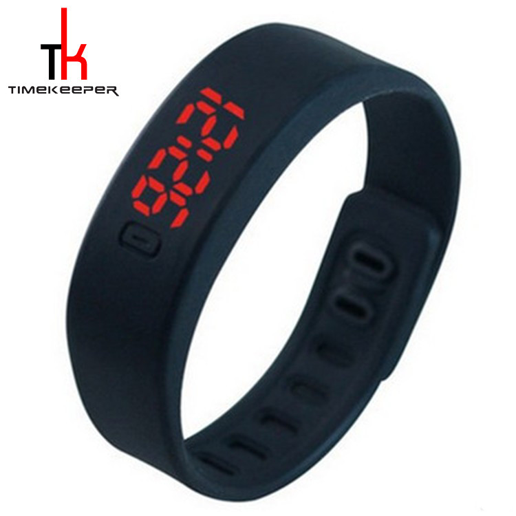 China Candy Color Digital Led Sports Watch Silicone Bracelet Watch Waterproof factory