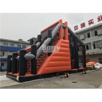 China 12X5.6X8M Commercial Jumping Castle Free Fall Inflatable Drop Jump Game factory