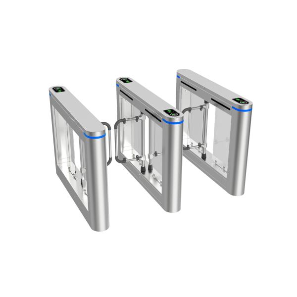 Quality High Security Pedestrian Access Control Automatic Swing Gate Turnstile 304 for sale