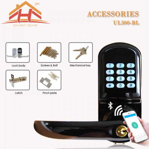 Quality Smart Bluetooth Electronic Keypad Door Lock Password Control For Home Security for sale