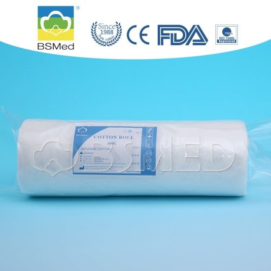 China 150g Cotton Wool Bandage Odorless Cotton Wool Rolls Dental factory