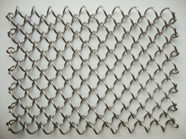 stainless steel metal drapery with 7mm opening