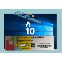 Quality 100 % Genuine Windows 10 Activation Key , Oem Windows 10 Coa Sticker for sale