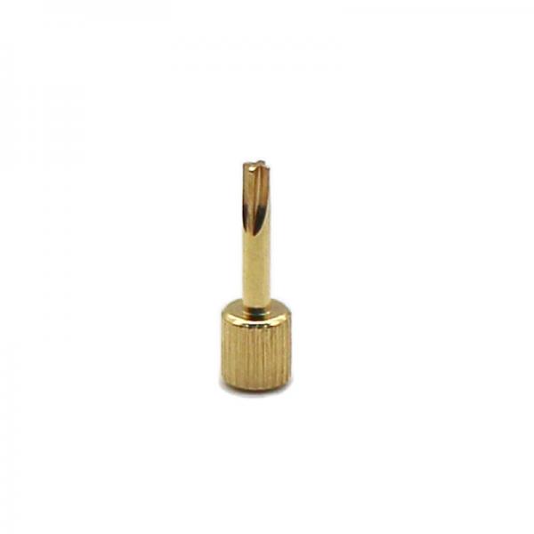 Quality Gold Plated Dental Screw Post Keys , Dental Cross Holley Keys 2 Sets for sale