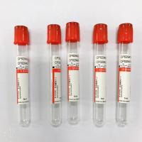 Quality 3ml 5ml 10ml Plain Vacutainer Tubes Serum Blood Collection For Medical Equipment for sale