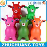 China wholesale color painting cartoon deer kids ride on animals for sale