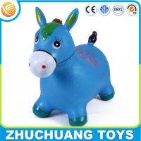 China cheap jumping inflatable horse animal toys for kid for sale