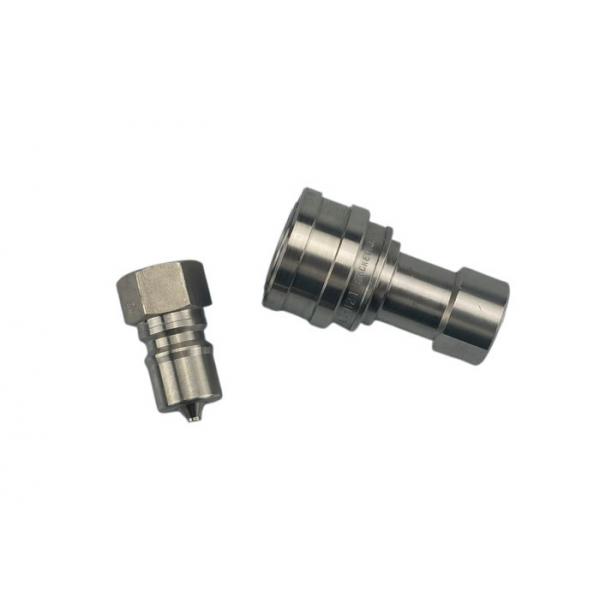 Quality 0.25'' Stainless Steel 316 Close Hydraulic Quick Coupler for sale