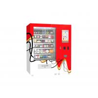 China Self Services Payment Food Vending Machine Thick Cold Rolled Steel Cabinet Material for sale