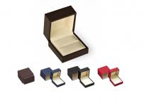 China Jewelry Box--Ring Box with highly quality leatherete paper factory