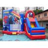 China 6x5m kids spiderman inflatable jumping castle with slide for sale price from Sino Inflatables factory