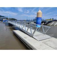 China 1.0-1.2m Aluminum Dock Gangway Handrail Marine Dock Ramps For Floating Dock factory