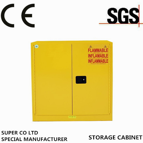 Quality Steel Hazardous Chemical Drum Corrosive Storage Cabinet 3-point self-latching for sale