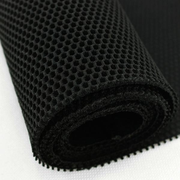 Quality Lower Stretchable Spacer Mesh Fabric Breathable Knitted Mesh Fabric For Beding for sale